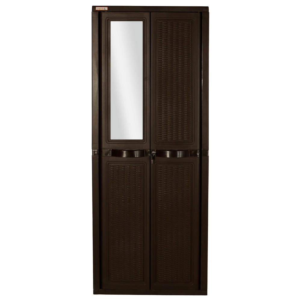 Armario Forte Plastimas 4N Rattan C/Llavin Madera Sandalo - Imagen 2