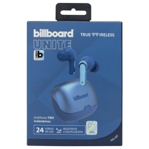 Audífono OnEar Billboard Unite Inalámbrico Azul
