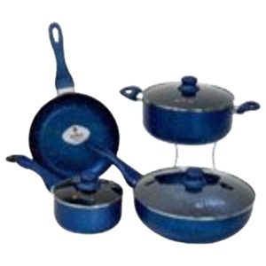 Batería Picca Monza Dyflon 7 Pzs Azul