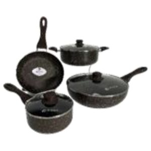 Batería Picca Monza Dyflon 7 Pzs Café