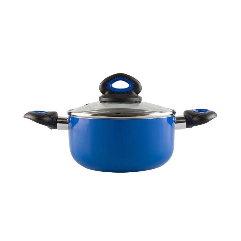 Batería Picca Sicilia Teflón 4 Pzs Azul - Imagen 3