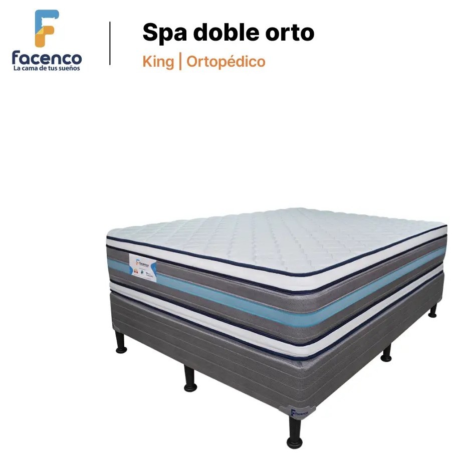 Cama Facenco Oasis Ortopedica King Ortopedico - Imagen 3