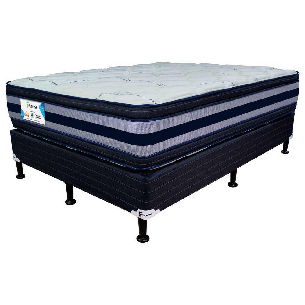 Cama Facenco Spa Doble Orto Queen Ortopedico - Imagen 6