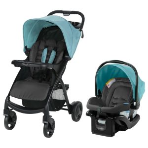 Carruaje Y Silla de Carro Graco Para Bebés Modes Element Lx Azul