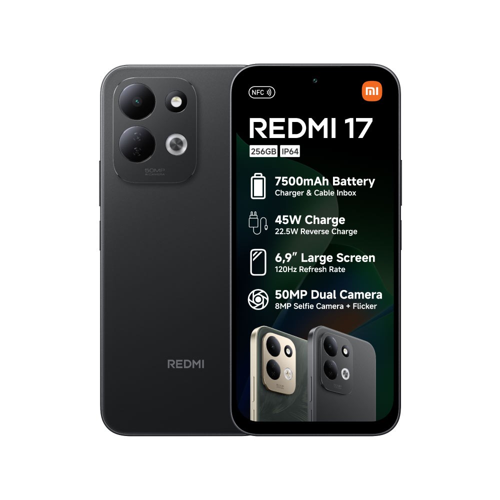 Celular Liberado Redmi 17 Black 4GB 256GB - Imagen 3