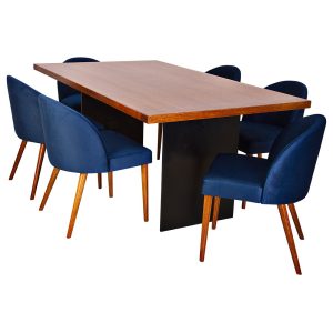 Comedor Dimersa Florencia 6 Puestos Azul