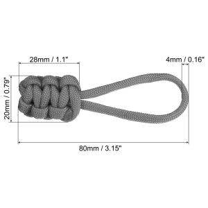 Cuerda Para Zipper Gris Ekiipa