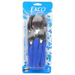 Estuche de Cubiertos Color Azul Ekiipa