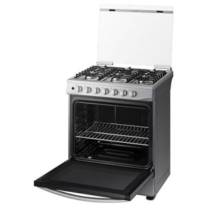 Estufa a Gas 30" 6 Quemadores Plateado
