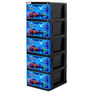 Gavetero Mediano 5 Niveles Estampado Plastimas Cars