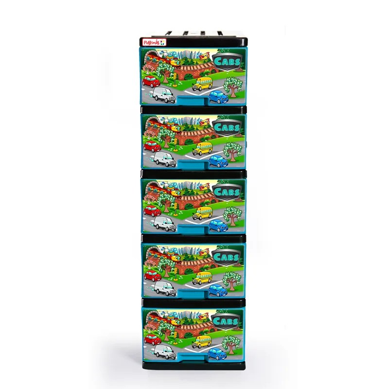 Gavetero Mediano 5 Niveles Estampado Plastimas Cars - Imagen 5