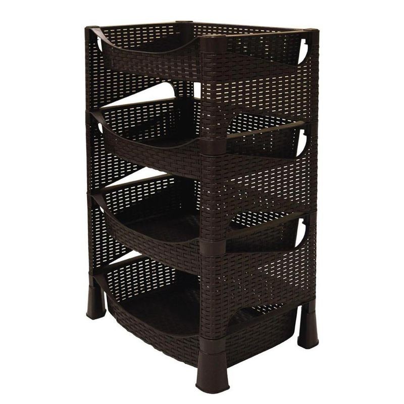 Gavetero Supremo Plastimas 4N Rattan Café - Imagen 5