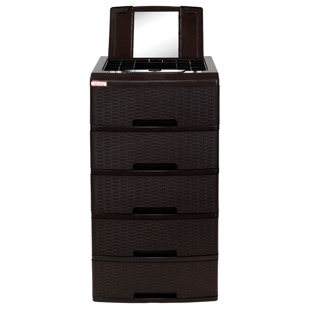 Gavetero Vanity Plastimas Rattan Combinado - Imagen 2