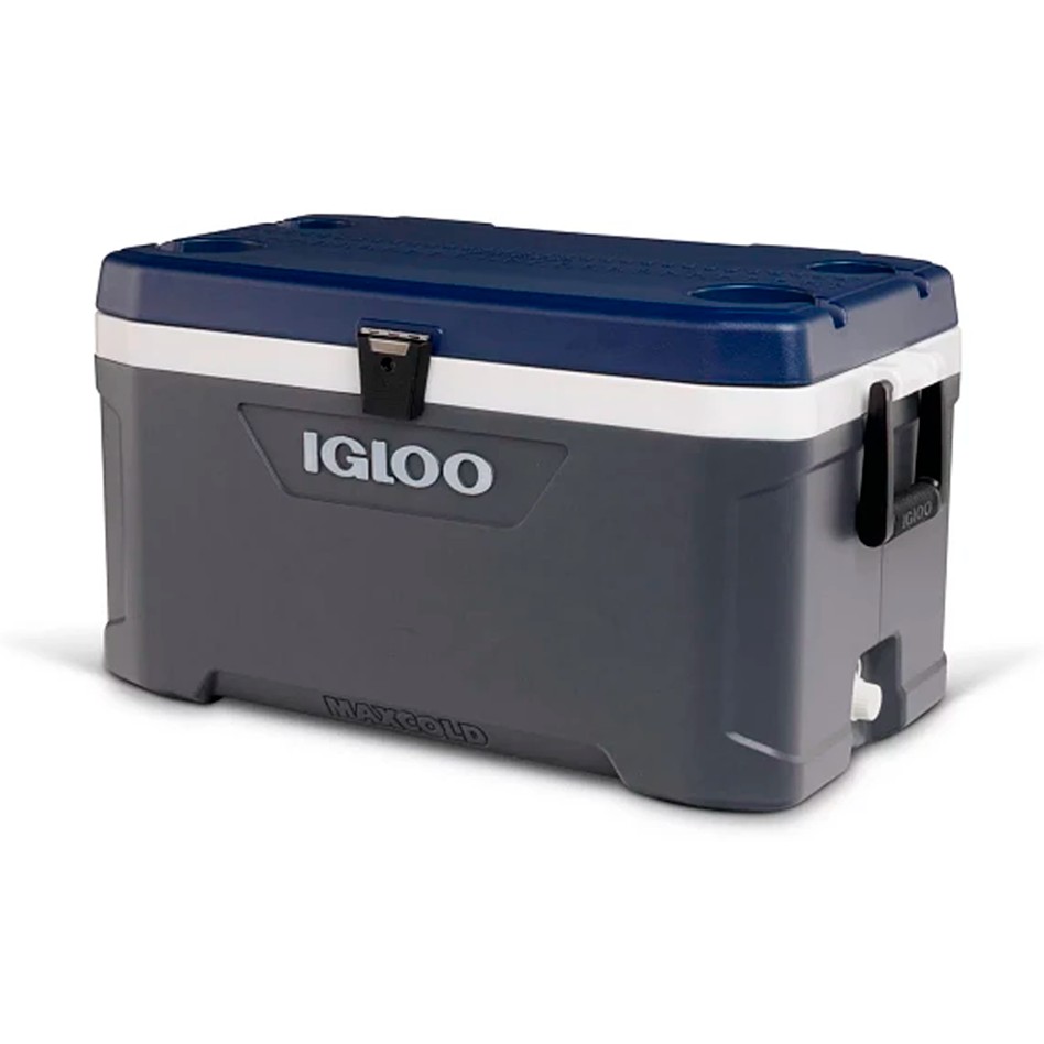 Hielera de 70QT, 66 lts Azul con Tapa Gris - Imagen 4