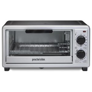 Horno Tostador Proctor Silex Cromado con Negro