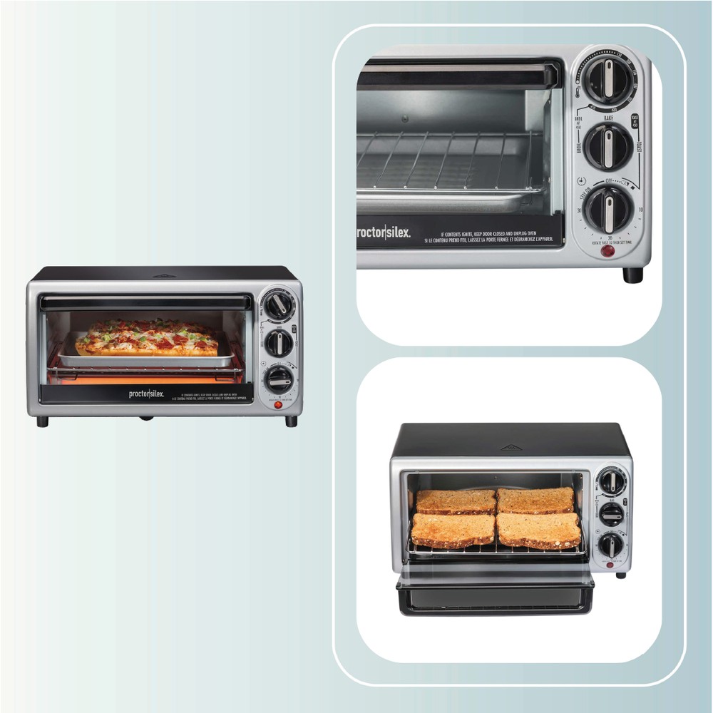 Horno Tostador Proctor Silex Cromado - Imagen 5