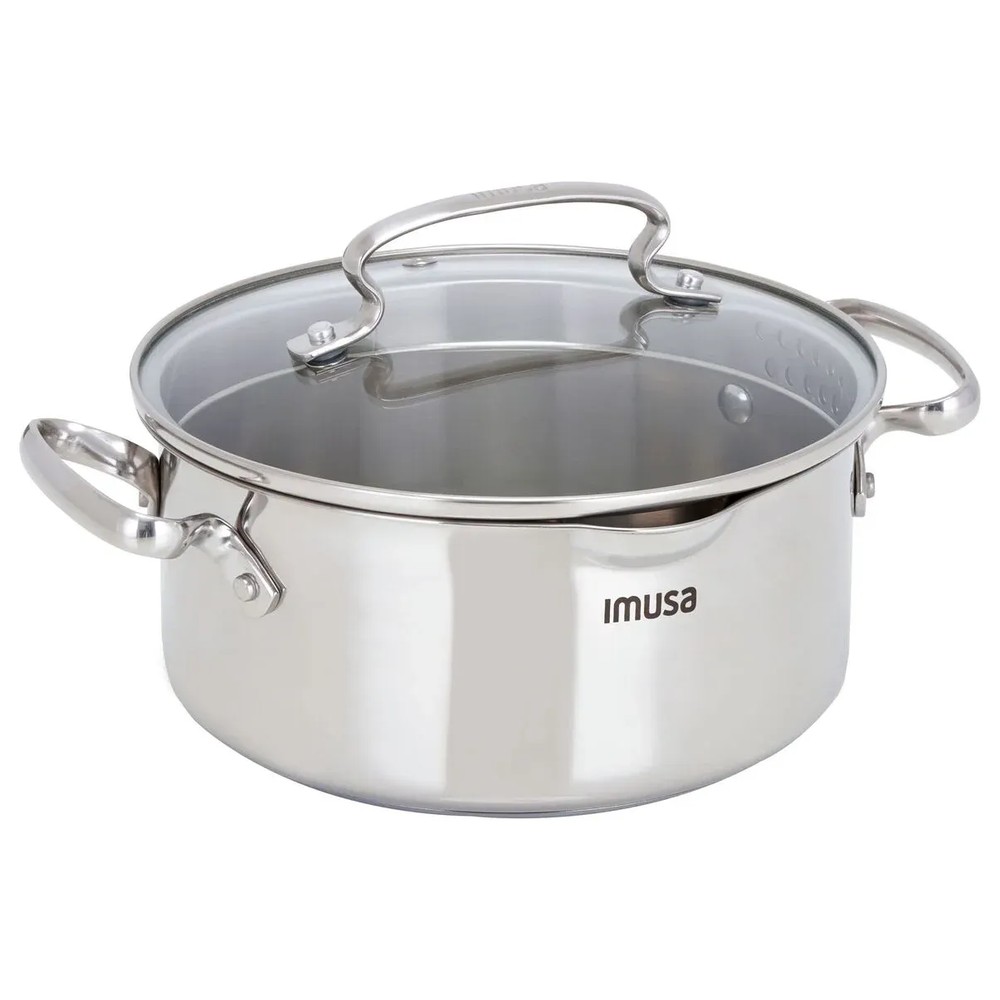 Imusa Olla de 20Cm, Talent con Tapa de Vidrio - Imagen 3