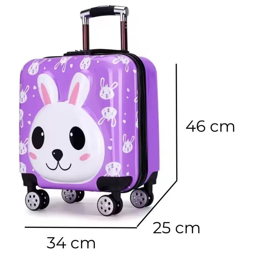 Maleta Infantil Gato Rosa Ekiipa - Imagen 2