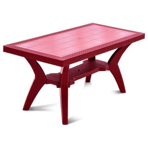Mesa Dynasty Plastimas Familiar Rattan Cocoa