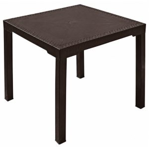 Mesa Dynasty Plastimas Familiar Rattan Madera Sandalo