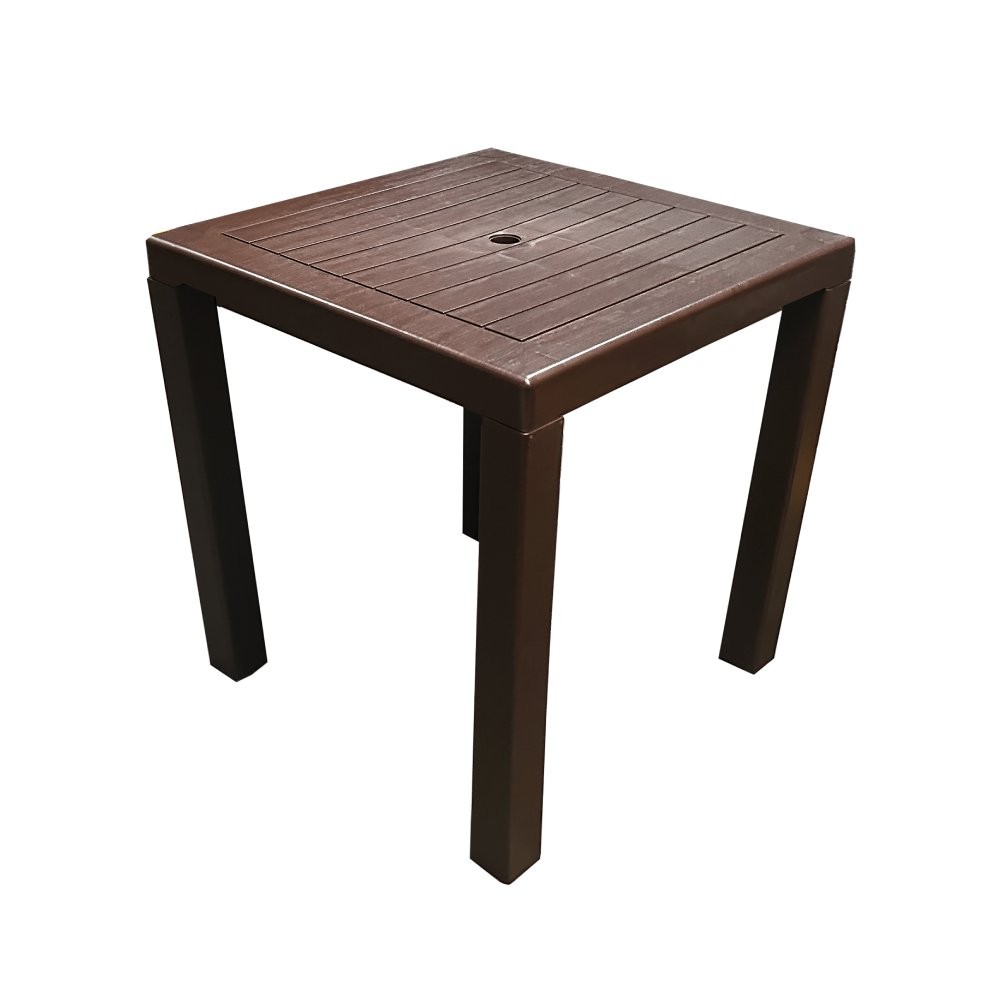 Mesa Premium Plastimas Base Plastica Café - Imagen 3