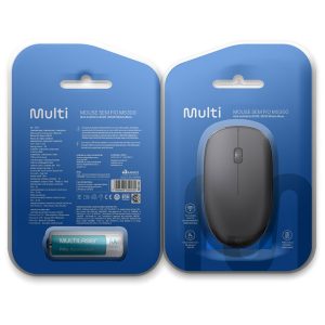 Mouse Multilaser Mo380 Inalambrico 1200Dpi Negro