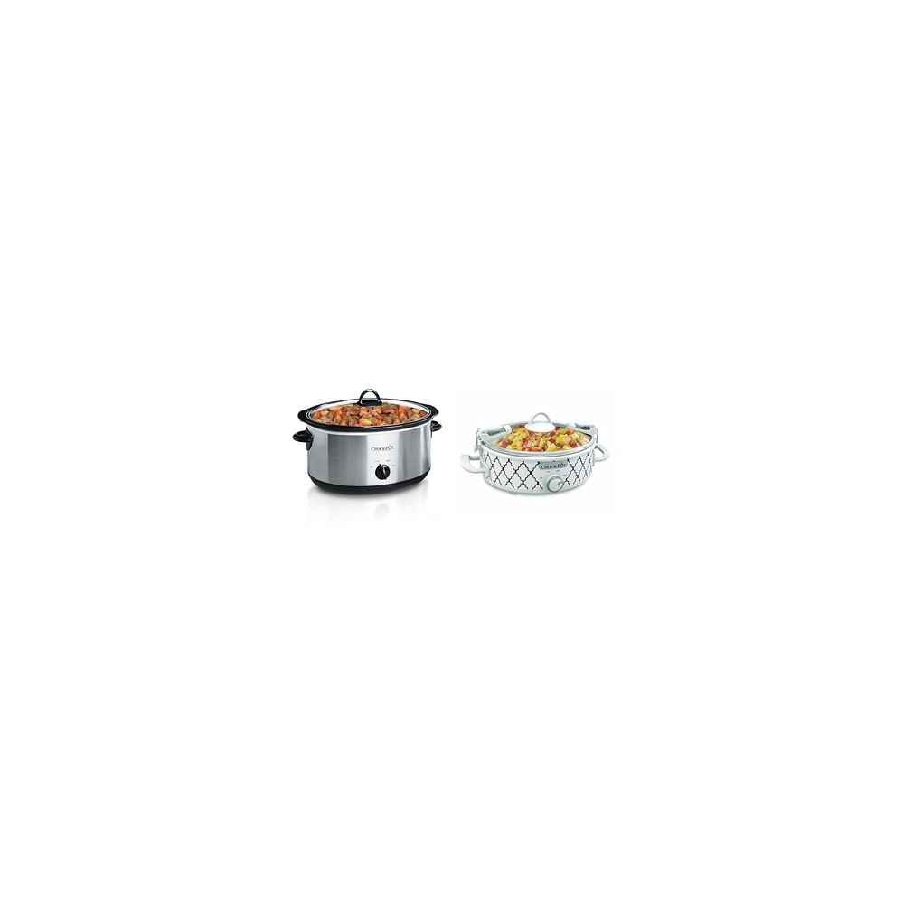 Olla de cocimiento Lento CrockPot Manual 7Lt Acero Inoxidable