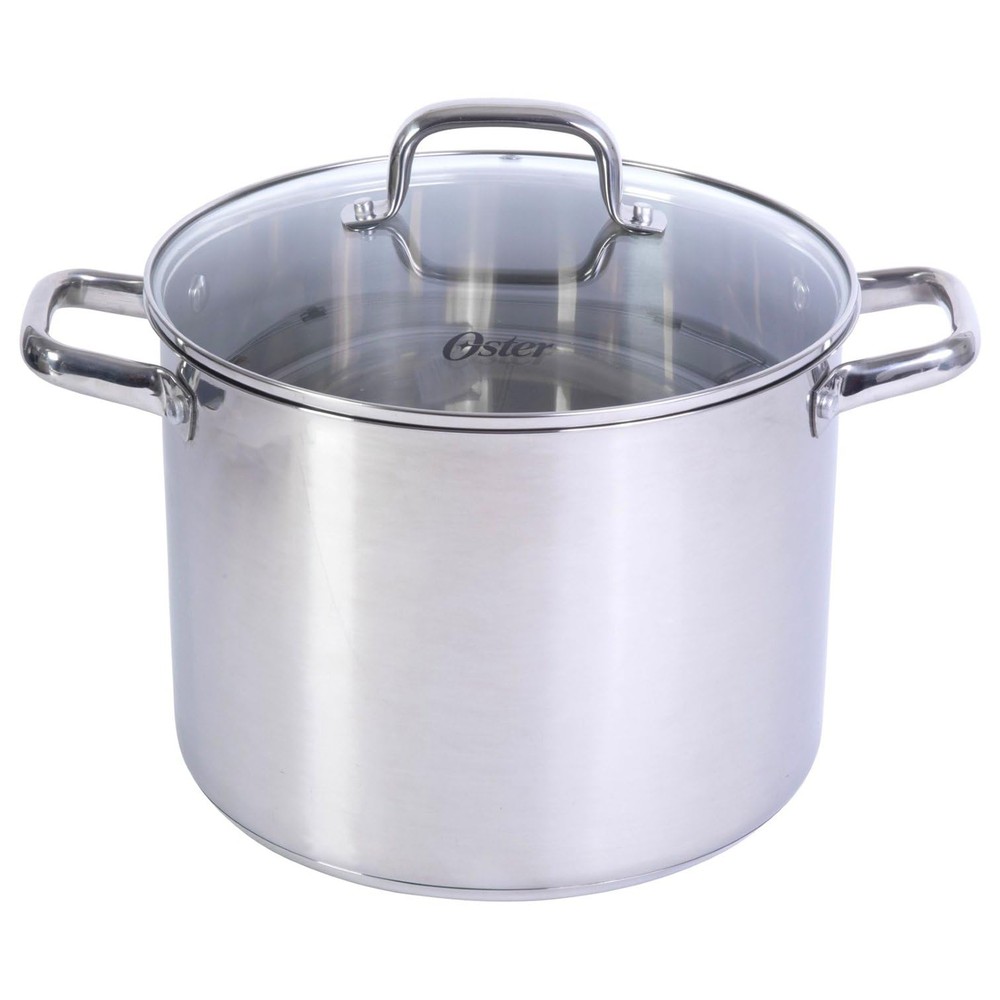 Oster Adenmore Olla de Acero Inoxidable 8QT con Tapa de Vidrio - Imagen 3