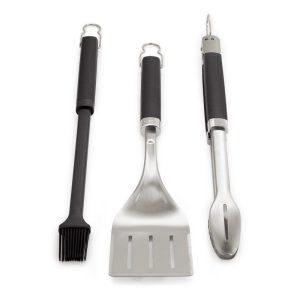 Oster Juego de 3 Piezas Utensilios Para Parrilla Acero Inoxidable