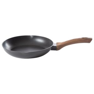 Oster Sartén de 30 cm Antiadherente Asa Imitación de Madera Gris