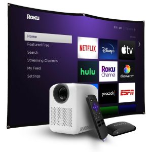 Proyector HP FHD 1080p 200 lm + Roku Express