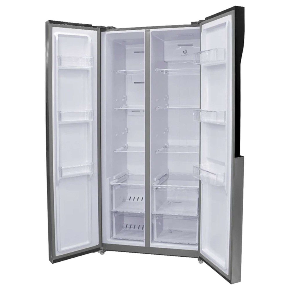Refrigerador 20 Pies Side By Side Sin Dispensador Plateada - Imagen 5