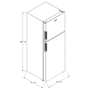 Refrigerador Acros 11 Pies Top Mount AT1130F