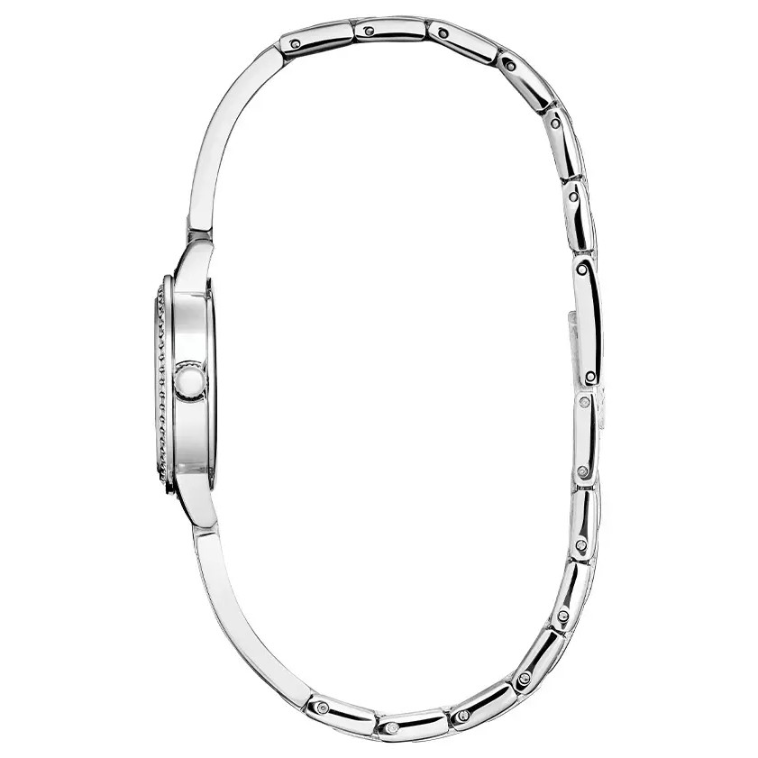 Reloj Citizen Analogo Dama Blanca con Banda de Acero Inoxidable - Imagen 3