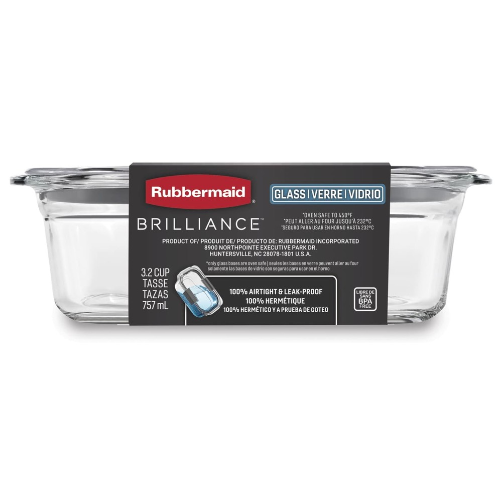 Rubbermaid Hermético Brilliance 13 Tazas, 2 Pack - Imagen 4