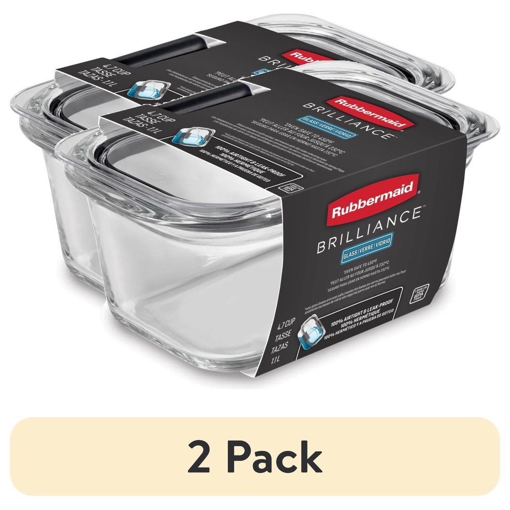 Rubbermaid Hermético Brilliance 47 Tazas, 2 Pack - Imagen 6