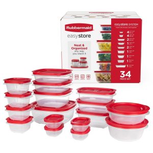 Rubbermaid Juego Variado de Hermeticos Easystore 20Pc