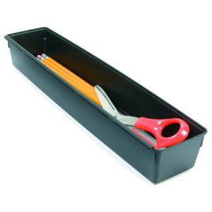 Rubbermaid Organizador Largo Negro (3"X15"), 8Mp