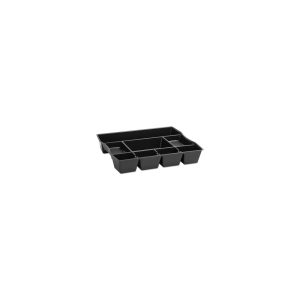 Rubbermaid Organizador de Dos Divisiones Negro (15" X 8,69" X 1,94")