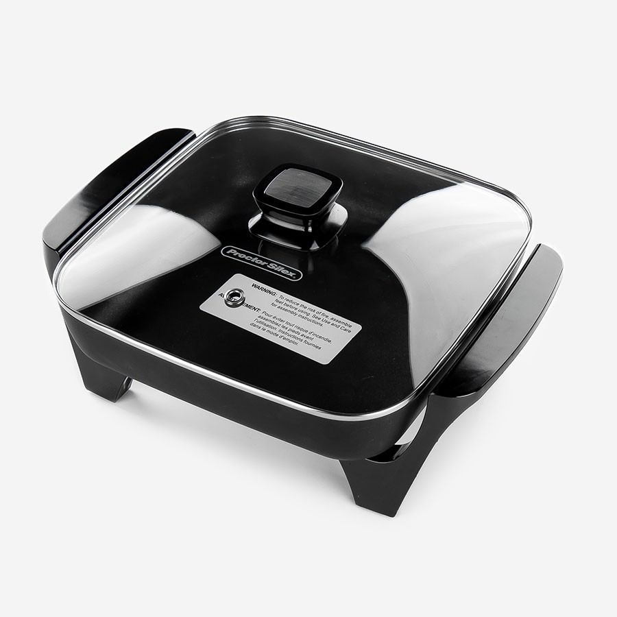 Sartén Eléctrica Proctor Silex con Tapadera de Vidrio Ajustable