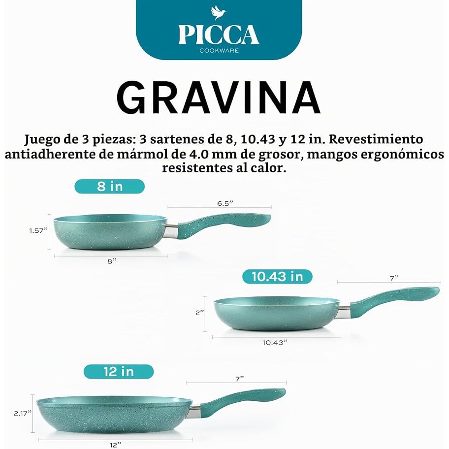 Sartén Picca Turin 26cm Verde - Imagen 4