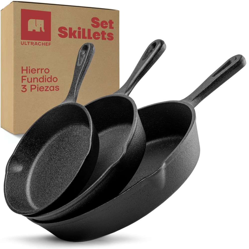 Sartén Skillet Hierro Fundido 16cm Negro - Imagen 6