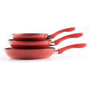 Set 2 Sartenes Picca Capri Inducción Rojo