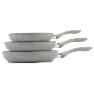 Set 3 Sartenes Picca Alte Inducción Gris