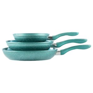 Set 3 Sartenes Picca Bari Mármol Azul