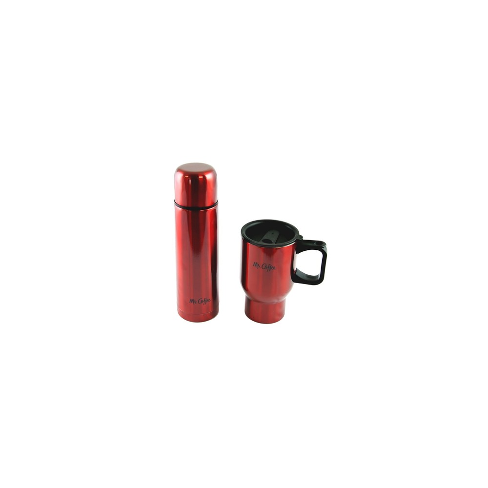 Set 4 vasos Mr Coffee Acero Inoxidable de 23Oz 680ml - Imagen 4
