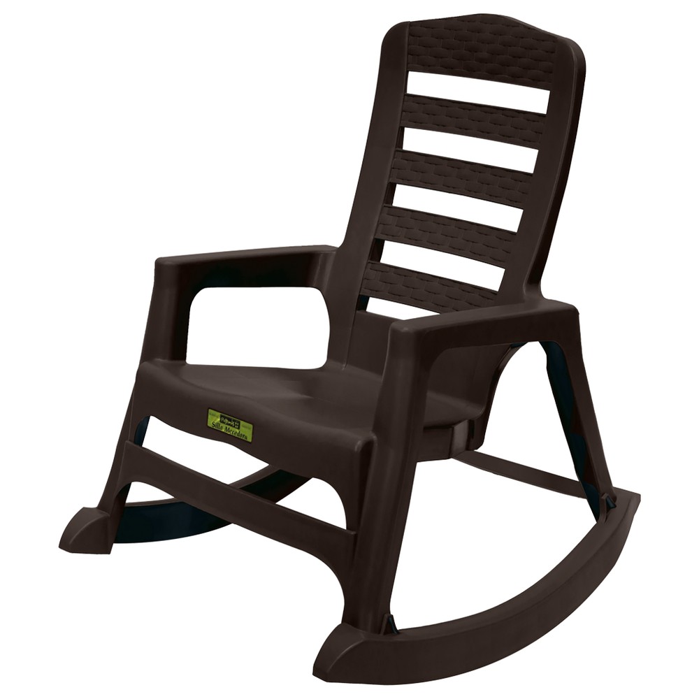 Silla Mecedora Plastimas Rattan Cocoa - Imagen 2