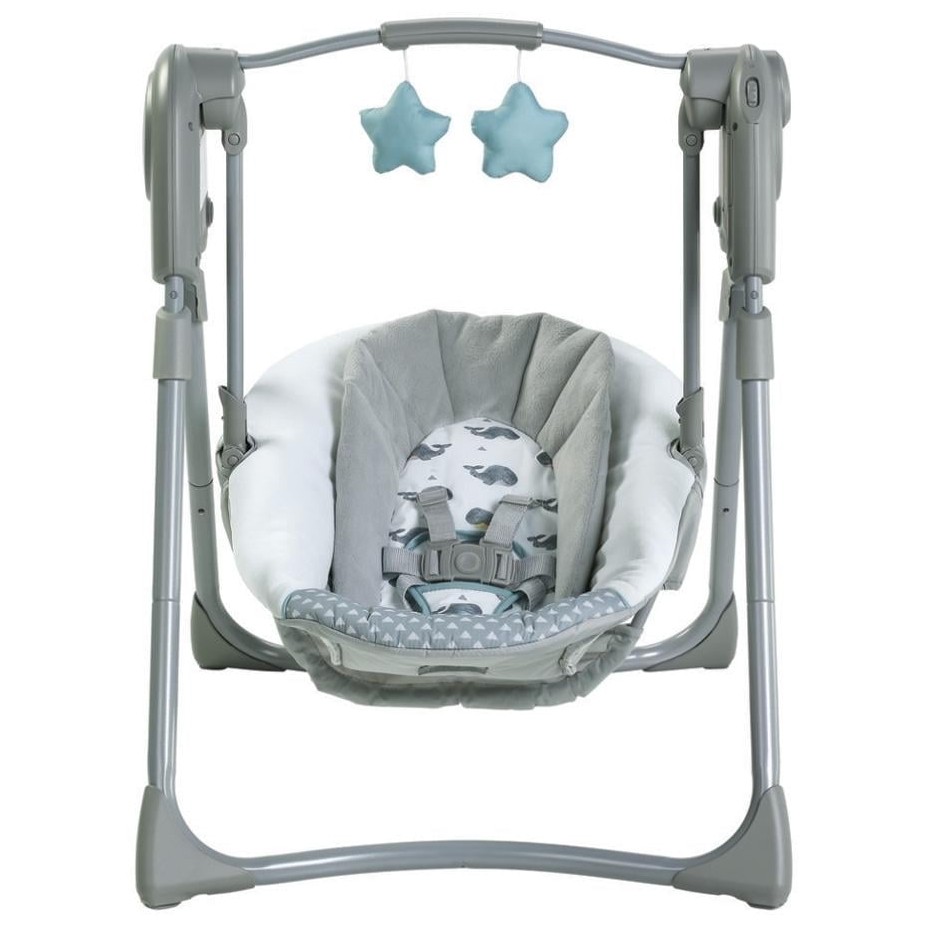 Silla Mecedora tipo Columpio para Bebés / Slim Spaces Compact Gris