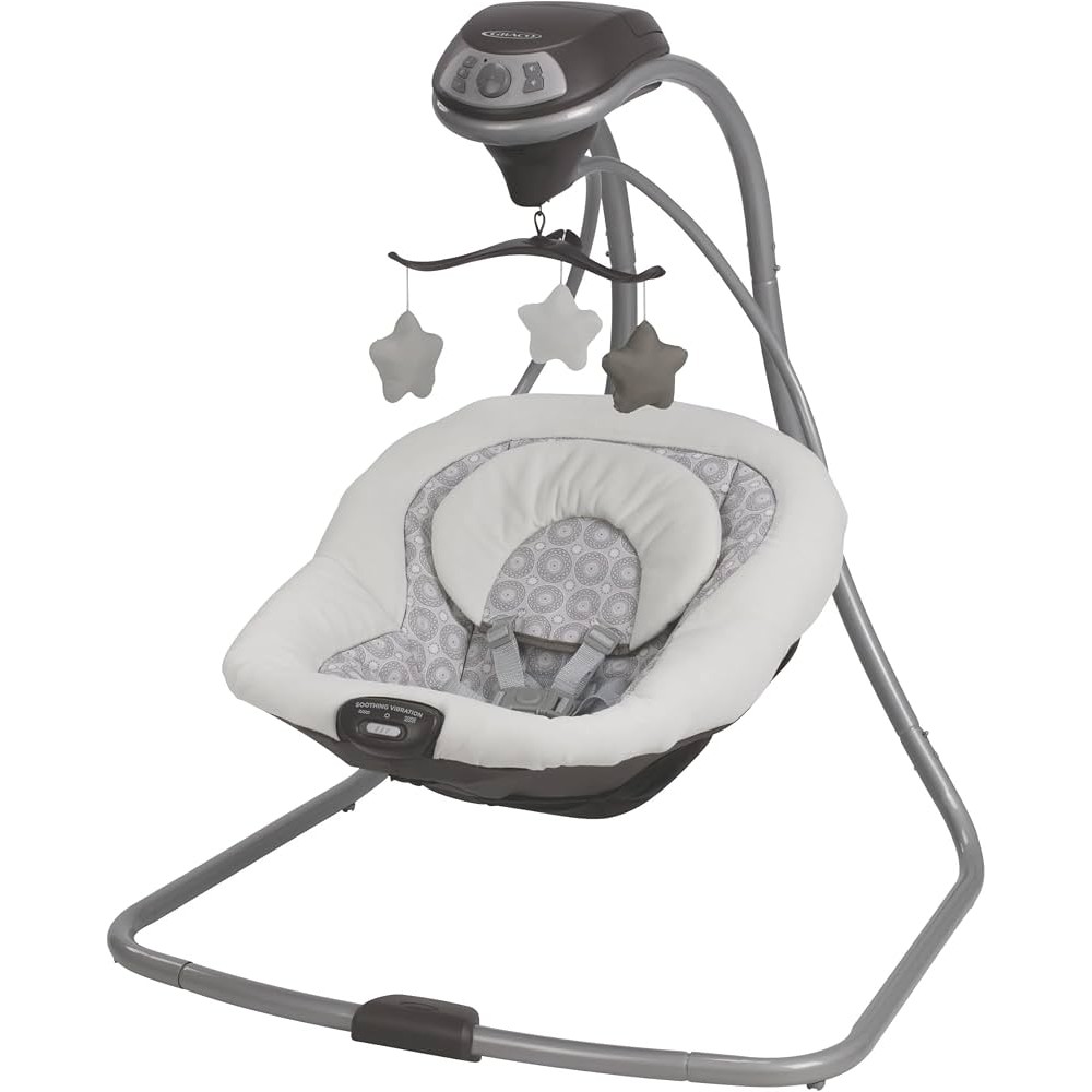 Silla Mecedora tipo Columpio para Bebés / Slim Spaces Compact Gris - Imagen 6