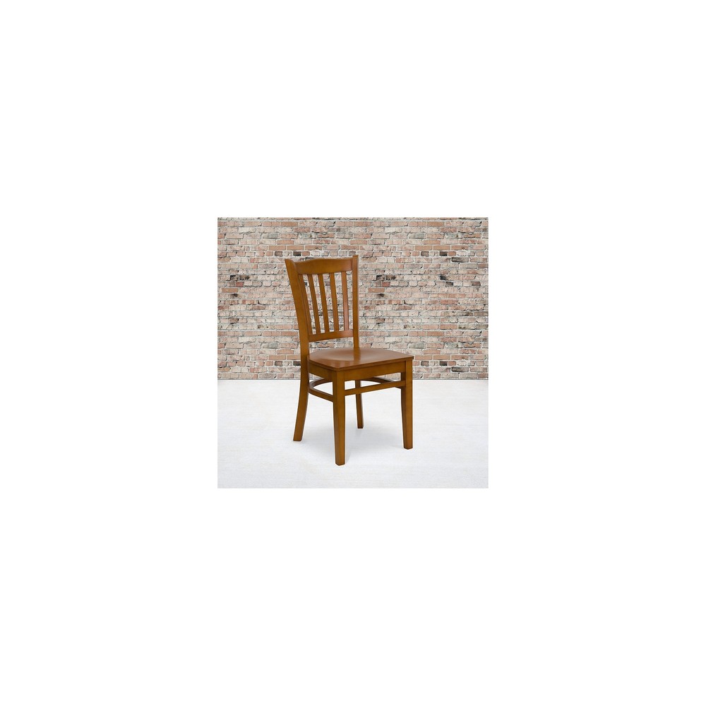 Silla Premium con Brazo Plastimas Madera Cerezo - Imagen 3